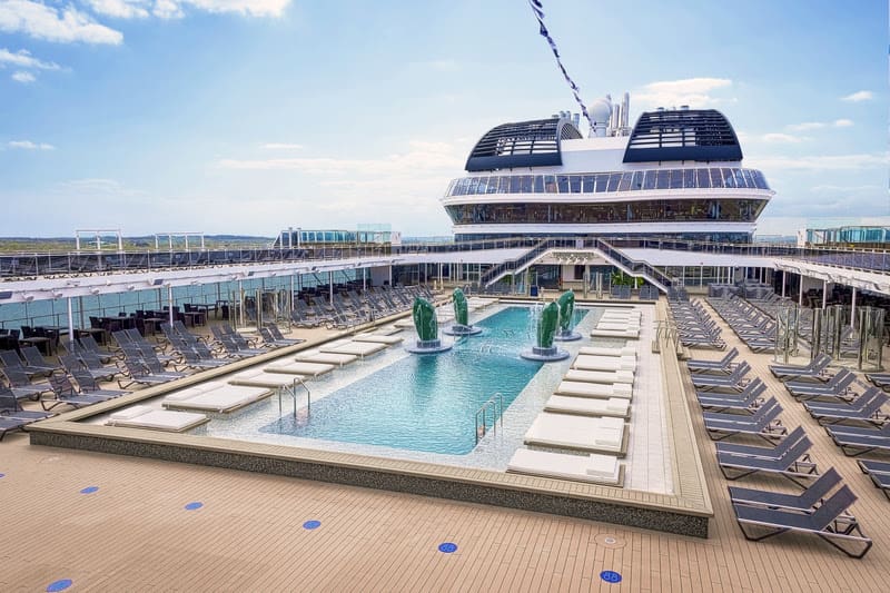 Atmosphere Pool, no MSC Virtuosa. Crédito: Divulgação/MSC Cruzeiros