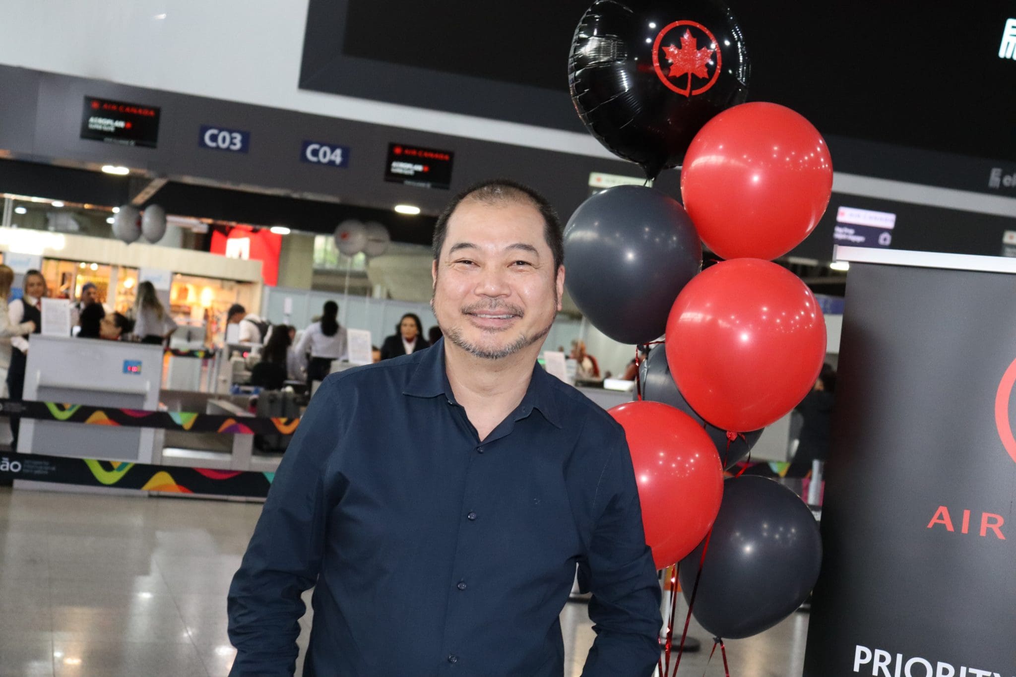 Giancarlo Takegawa, diretor geral da Air Canada no Brasil. Crédito: Felipe Lima/Brasilturis