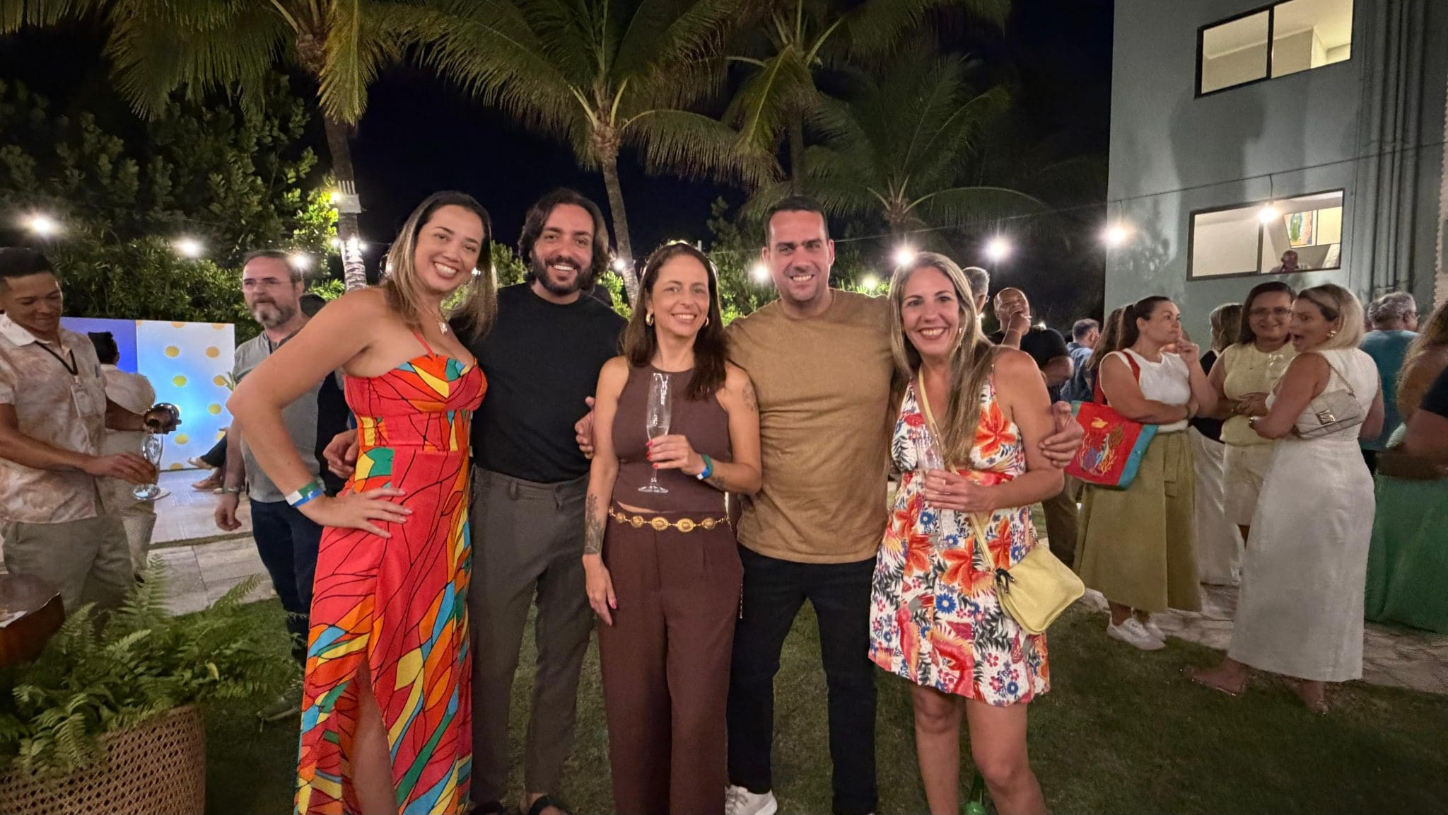 Denise Farjalla (Schultz), Marcelo Godeiro (Webbeds), Carla Fogeel (Litoral Verde), Felipe Alves (Soul Traveler) e Flávia Morgado (Dio Viagens)