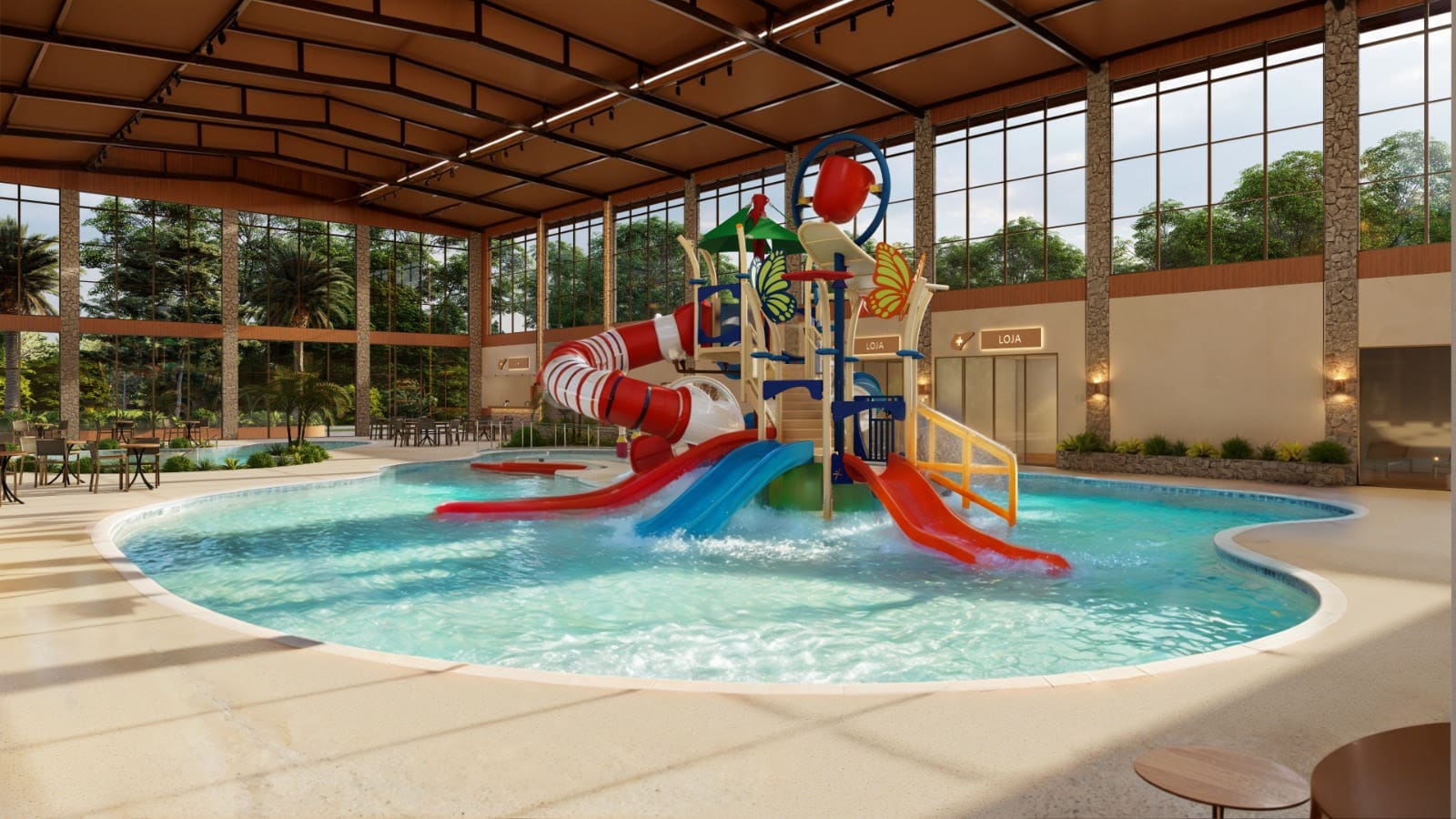 Le Canton inicia obras de complexo aquático indoor