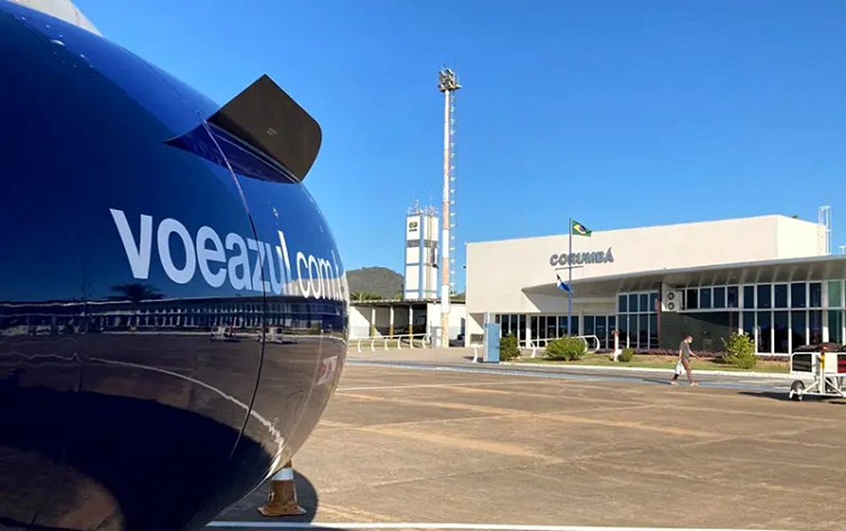 Azul retoma voos entre Campinas e Corumbá a partir de março