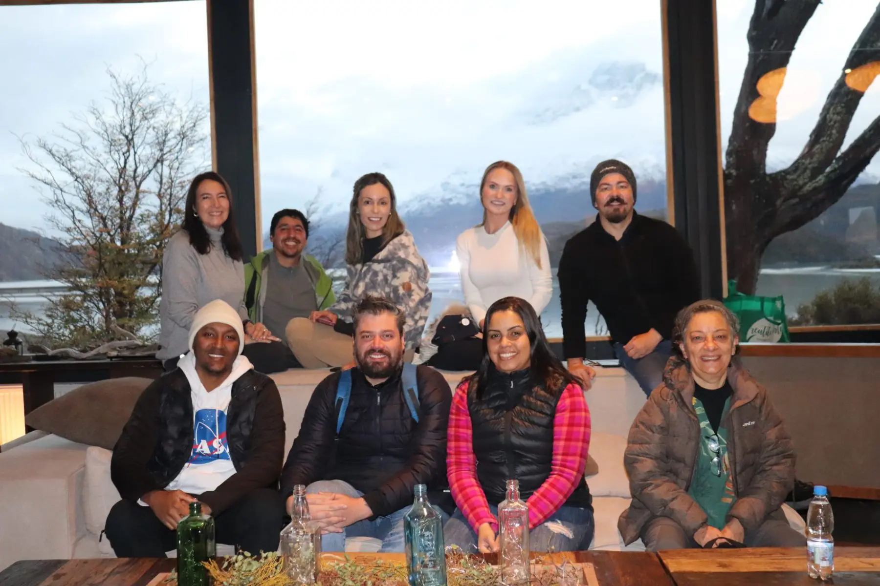 Grupo de operadores com representantes dos atrativos da Patagônia do Chile Once Travel