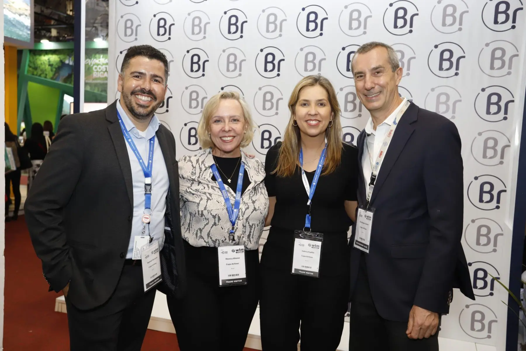 Raphael de Lucca, Mônica Afonso, Valéria Padilla e Christophe Didier (Copa Airlines). Foto: Gregori Grigoragi/Brasilturis