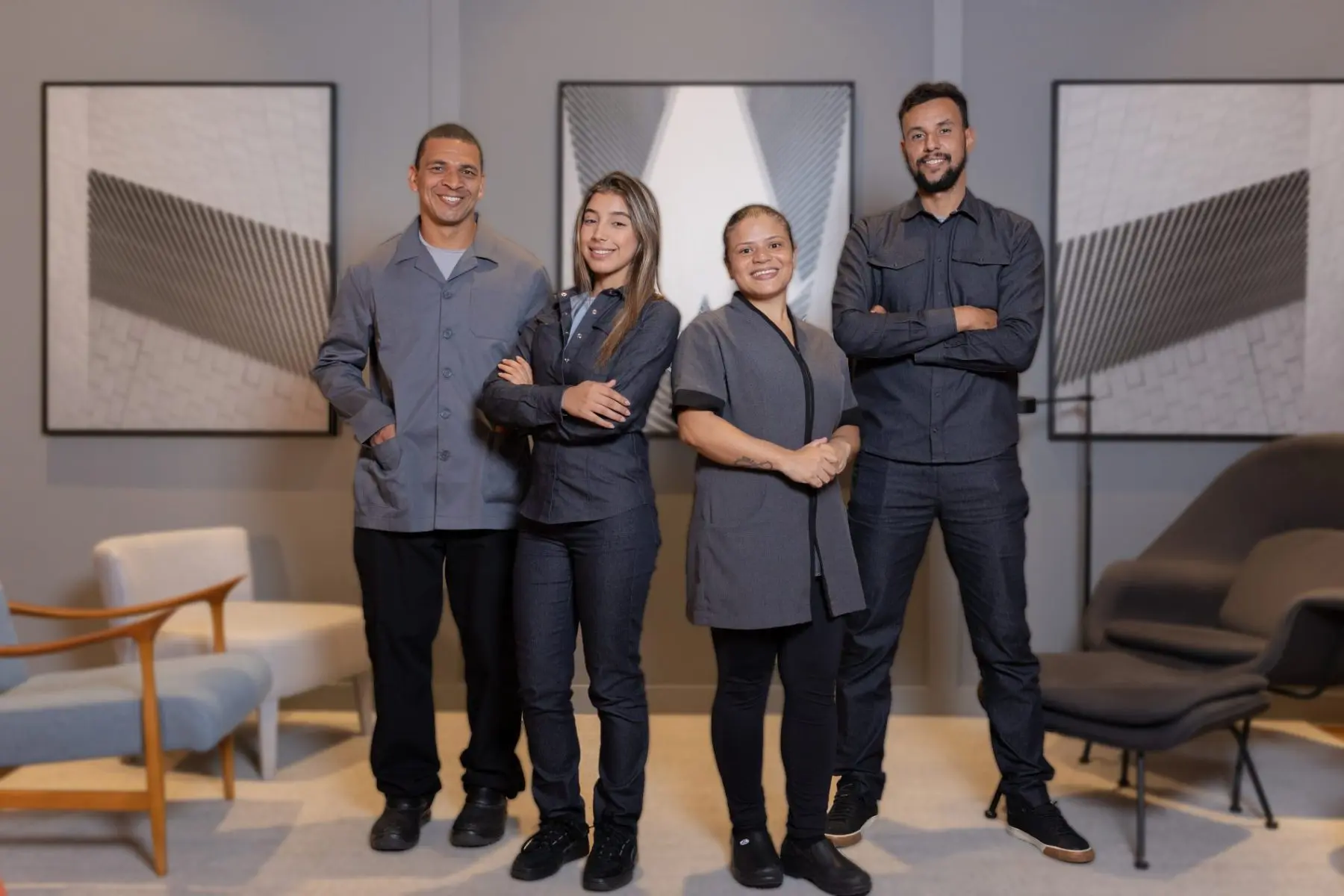 Novos uniformes - Intercity Hotels - Divulgação Novos uniformes - Intercity Hotels - Divulgação