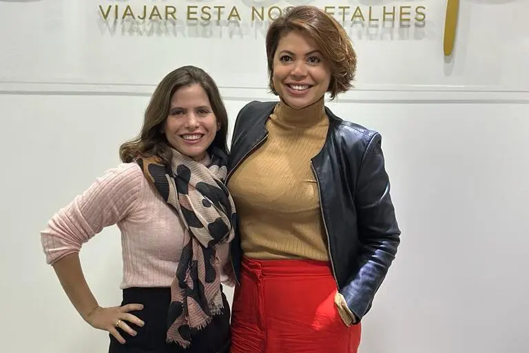 Iará Simis e Rebeca Ferreira. Foto: Divulgação