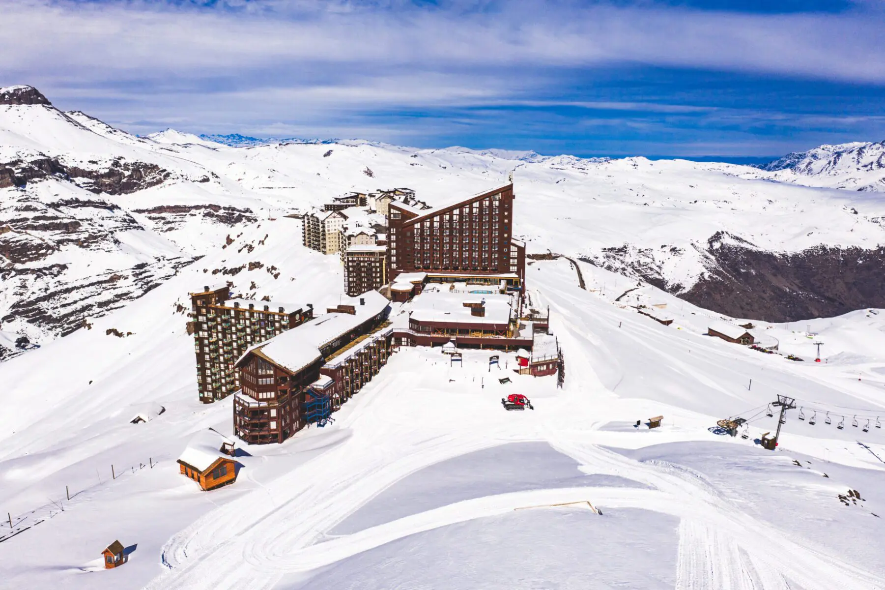 Valle Nevado, a maior estação de esqui da América do Sul. Foto: Divulgação
