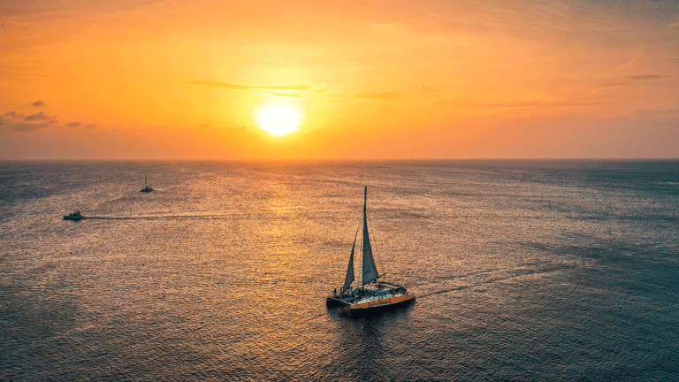 Catamarã do The Palm Tours Aruba