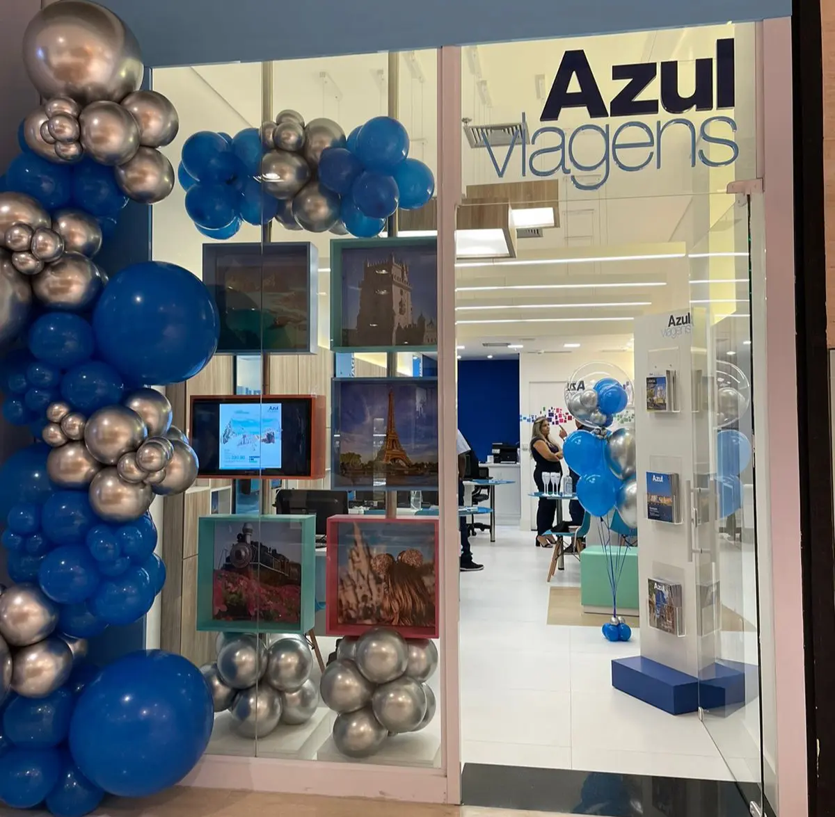 Azul Viagens inaugura nova loja no Shopping Ibirapuera. Foto: Divulgação