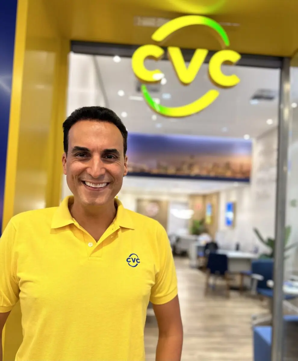 Cláudio Vila Nova, máster franqueado da CVC no Distrito Federal e em Minas Gerais. Cláudio Vila Nova, máster franqueado da CVC no Distrito Federal e em Minas Gerais.