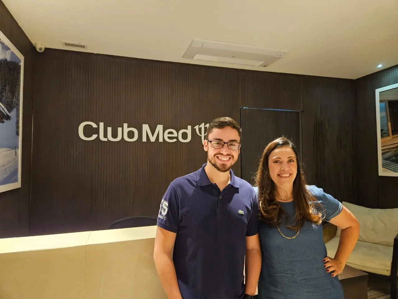 Vitor Miranda e Elian Zanelato, gerentes Comerciais do Club Med Brasil. Foto: Divulgação