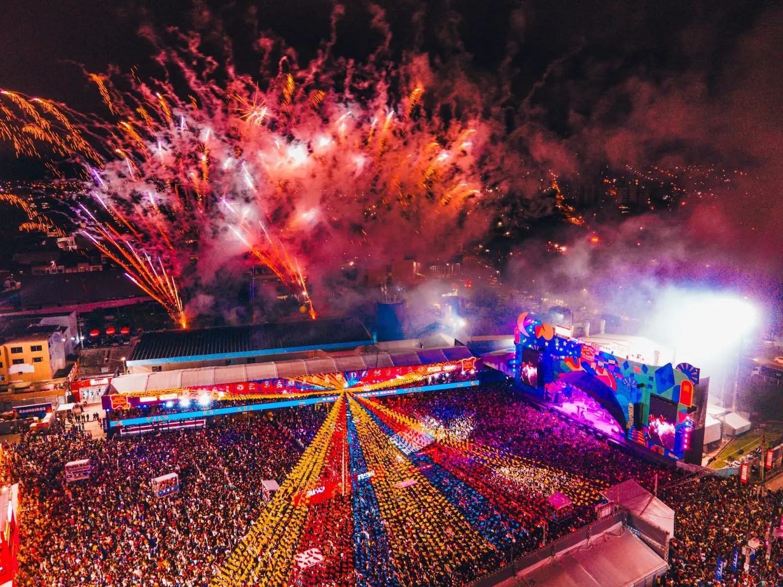 O Maior São João do Mundo, em Campina Grande. Foto: Divulgação O Maior São João do Mundo, em Campina Grande. Foto: Divulgação