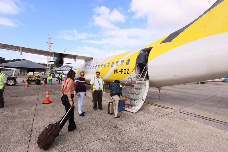 Viagem inaugural marca início da operação comercial do voo Salvador_Feira de Santana Foto Mateus Pereira GovBA Rota