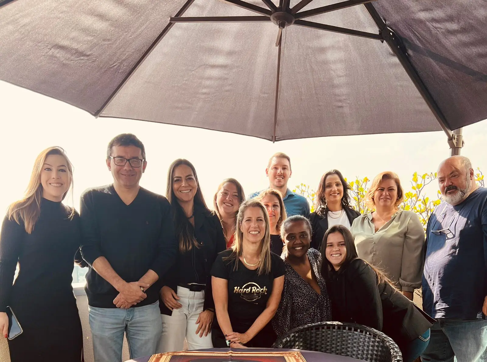 Mariana Godoy (BestBuy Travel), Fabiano (Vega), Leda (Cria Mix), Elis (Santoro Viagens), Pedro (Santoro Viagens), Cibele (Your Trip), Aline (Destino e Experiências), Claucio (Kishon Tur), Sofia (AJ Brasil), Adriana (AJ Brasil), Regiane (Arktur), Aline (Destinos), Luciana Nasser (Executiva Sênior Grupos Brasil RCD Hotels) Mariana Godoy (BestBuy Travel), Fabiano (Vega), Leda (Cria Mix), Elis (Santoro Viagens), Pedro (Santoro Viagens), Cibele (Your Trip), Aline (Destino e Experiências), Claucio (Kishon Tur), Sofia (AJ Brasil), Adriana (AJ Brasil), Regiane (Arktur), Aline (Destinos), Luciana Nasser (Executiva Sênior Grupos Brasil RCD Hotels)