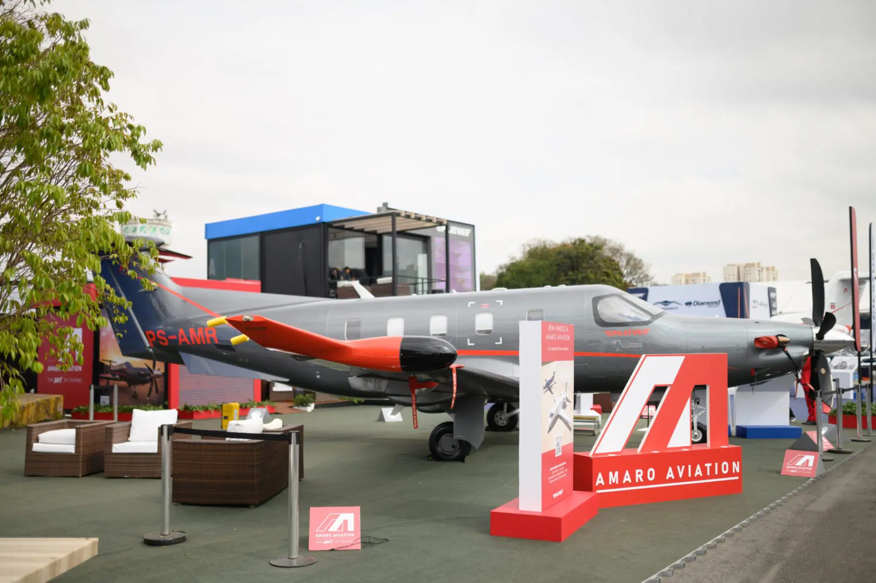 Amaro Aviation na Labace 2023. Foto: Divulgação