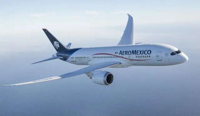 Aeromexico 787 LN 115 Air to Air Aeroméxico