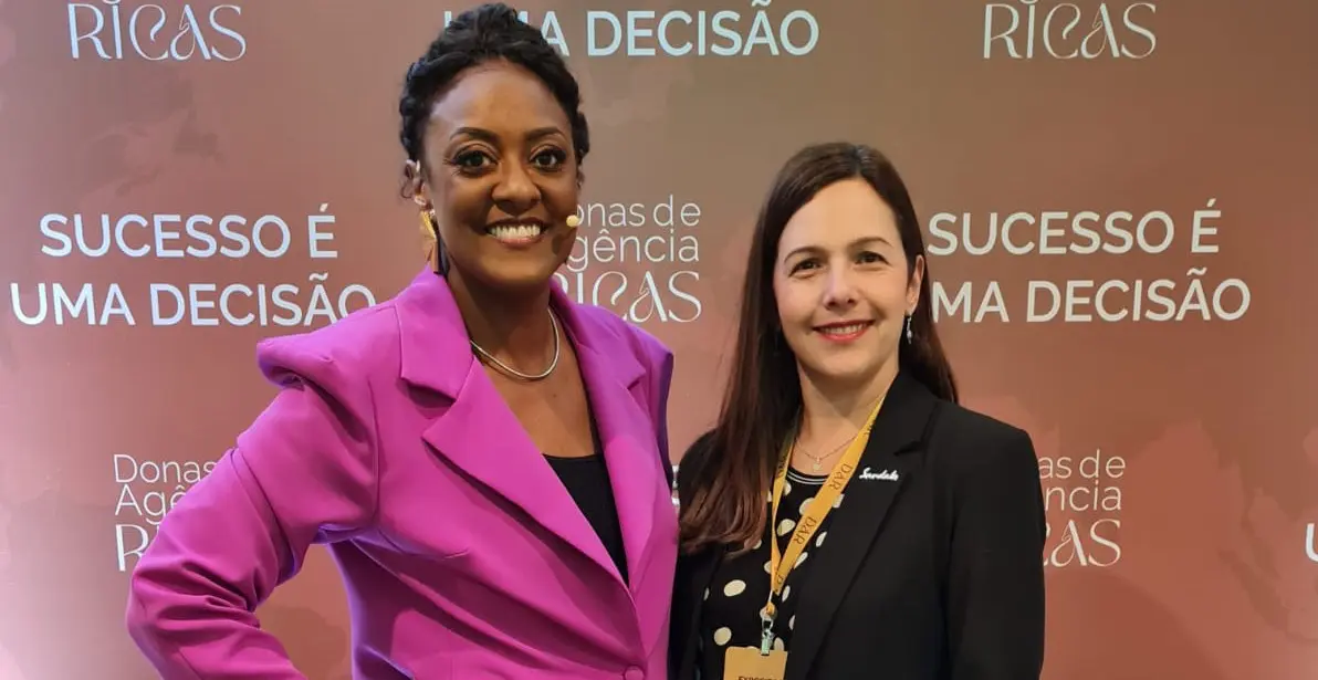 Rogéria Pinheiro, idealizadora do DAR, e Renata Salina, representante da Sanfals Resorts para o Sul e Sudeste do Brasil. Foto: Divulgação