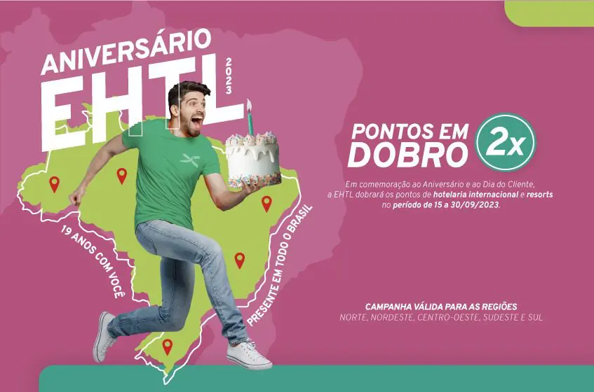 EHTL Viagens - Campanha de Aniversário