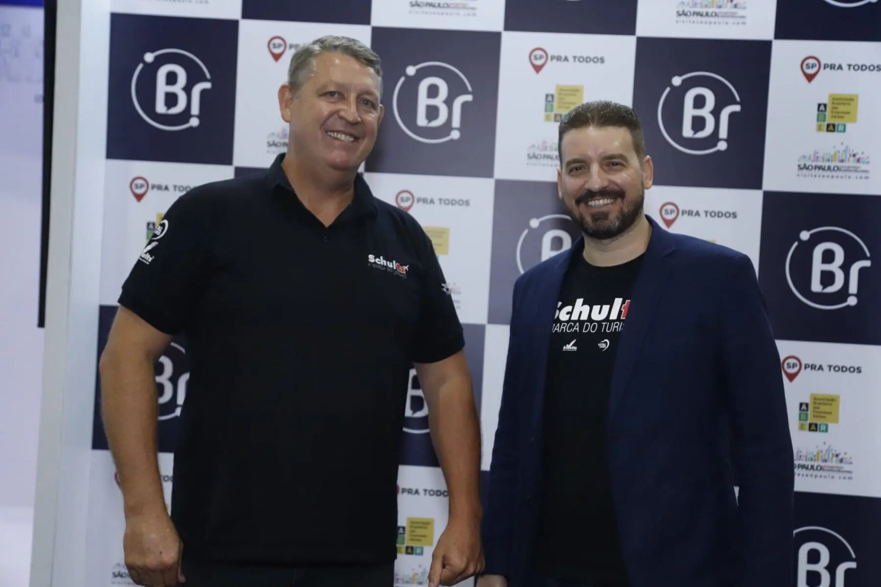 Aroldo Schultz e Rodrigo Rodrigues, ambos da Schultz Operadora Aroldo Schultz e Rodrigo Rodrigues, ambos da Schultz Operadora