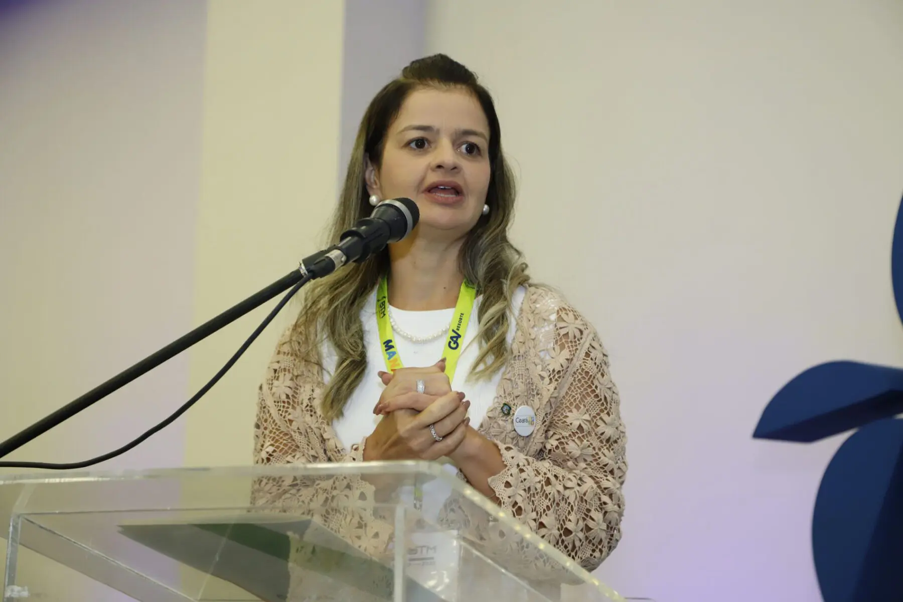 Yrwana Albuquerque, secretária de Turismo do Cear Yrwana Albuquerque, secretária de Turismo do Cear