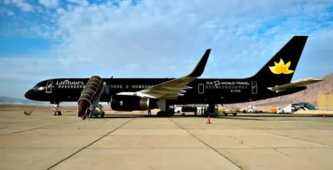 Avião Latitude Viagens de Conhecimento. - Foto: Divulgação. Avião Latitude Viagens de Conhecimento. - Foto: Divulgação.