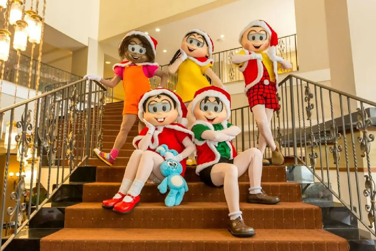 1701873654 A Turma da Mônica já está em clima de Natal no Bourbon Atibaia Resort - Foto: Divulgação