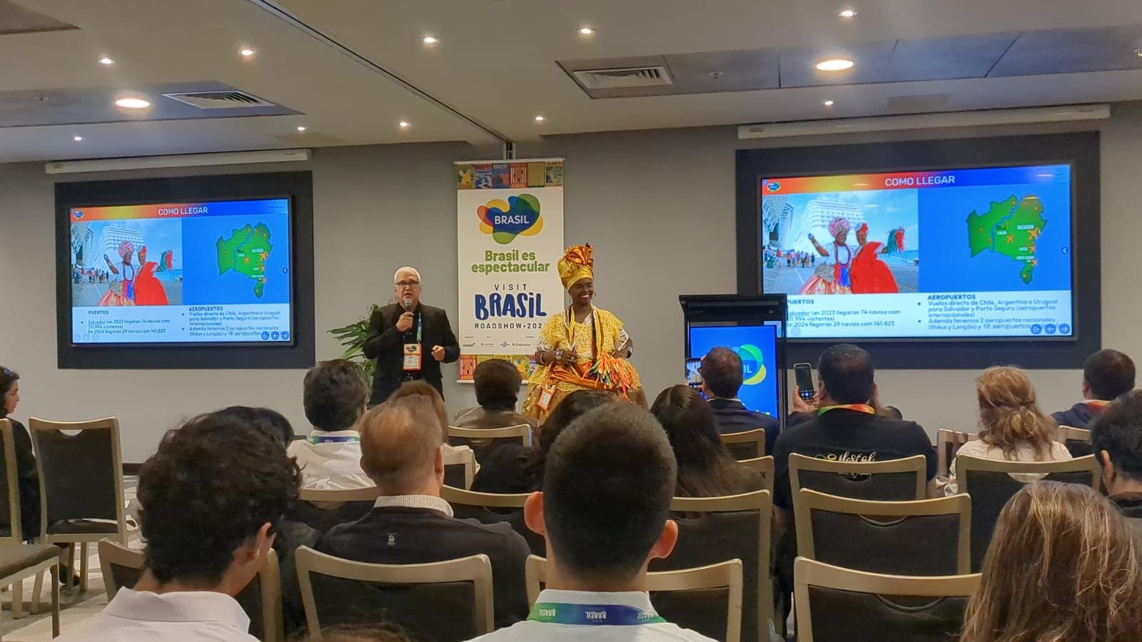 Operadores e agentes de viagens sul-americanos recebem capacitação sobre destino Bahia Foto Divulgação Bahia roadshow