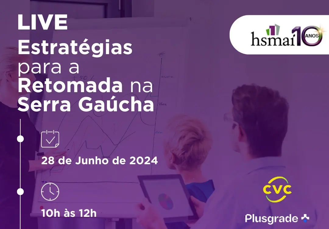 O evento do HSMai Brasil é auxiliar o Rio Grande do Sul na retomada do setor de Turismo e Hotelaria O evento do HSMai Brasil é auxiliar o Rio Grande do Sul na retomada do setor de Turismo e Hotelaria