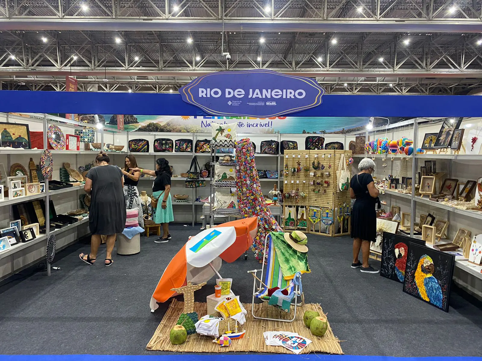Estande do Artesanto do Rio de Janeiro na Fenearte_Ascom Setur-RJ Setur-RJ