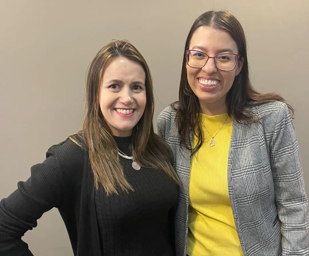 Juliana Assump o, diretora de Neg cios da Abav-SP Aviesp e Ana Clemente, coordenadora de Turismo da Setur-SP Abav-SP