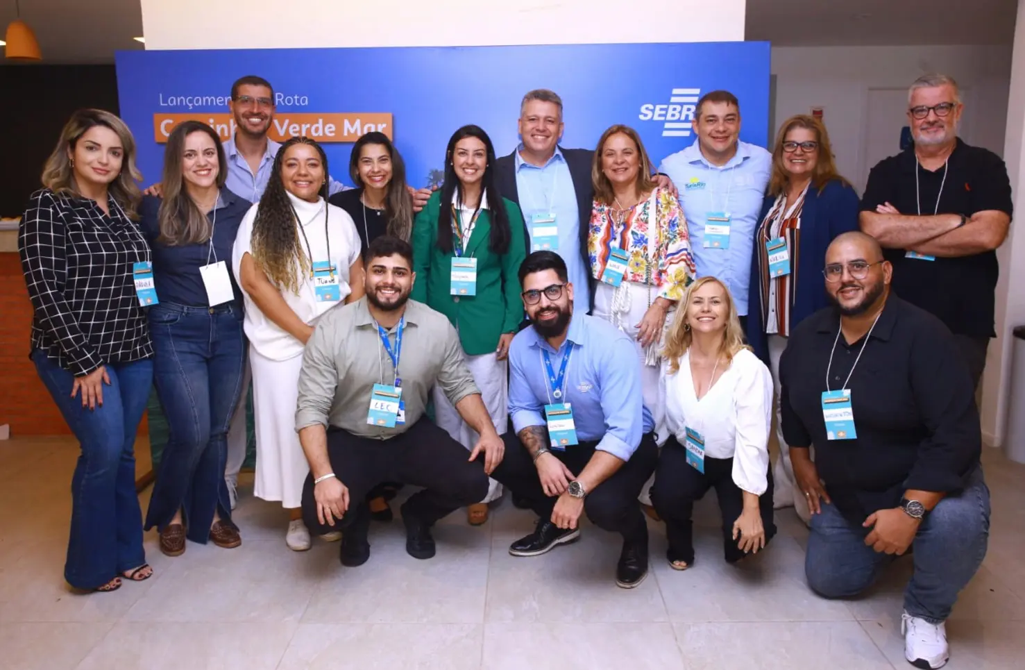 Equipe do Sebrae envolvida no projeto Desenvolvimento Territorial da Costa Verde - Turismo e gestores do turismo da região Costa Verde