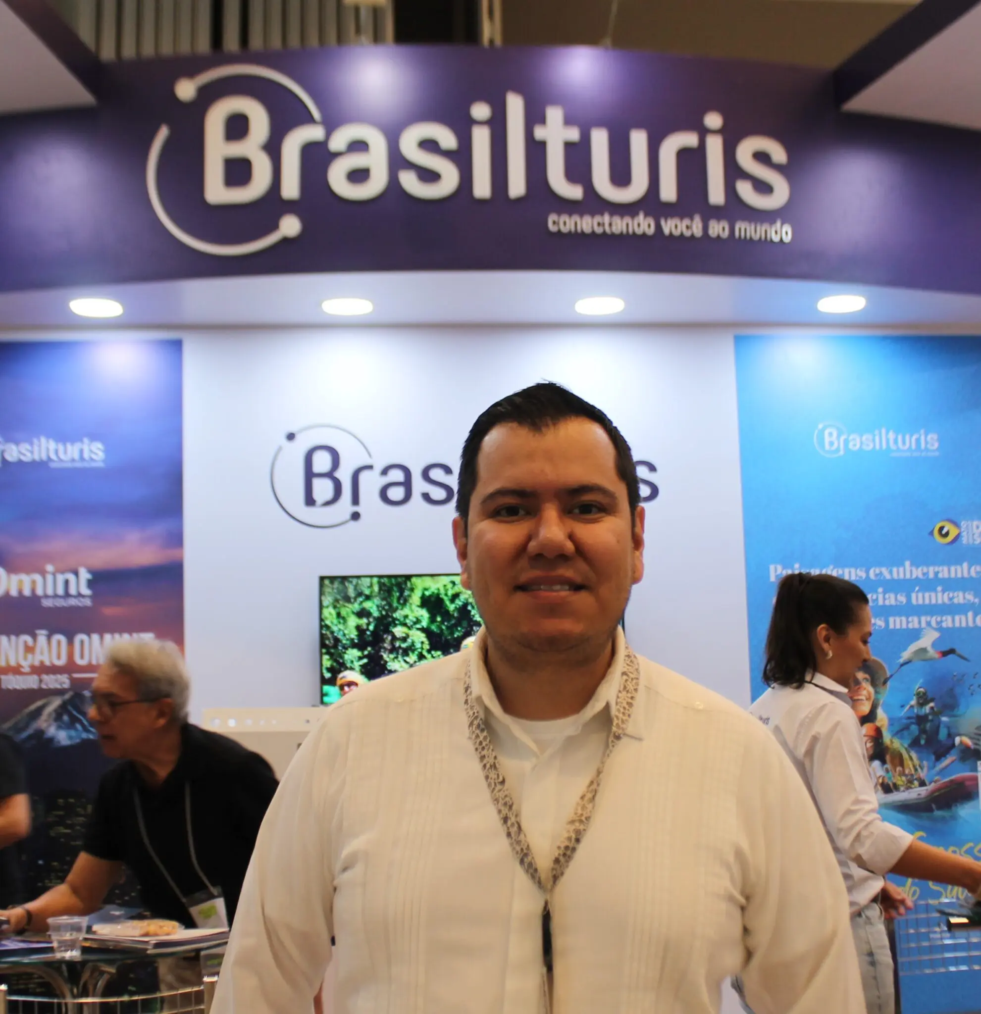 IMG_8741 Gabriel Lopes, gerente de Vendas do Xcaret (Foto: Maurício Herschander/ Brasilturis)