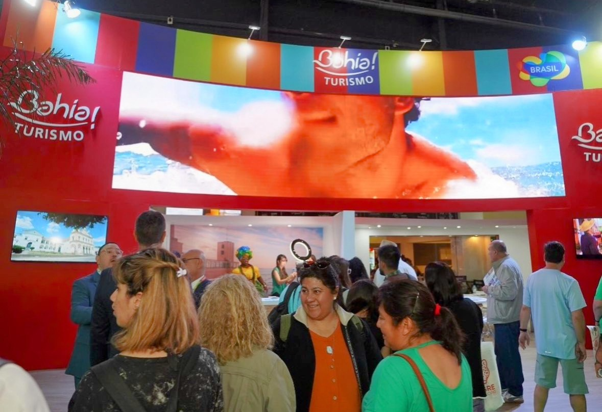 Voos de destinos sul-americanos para a Bahia repercutem na FIT Buenos Aires Foto SeturBA bahia voos