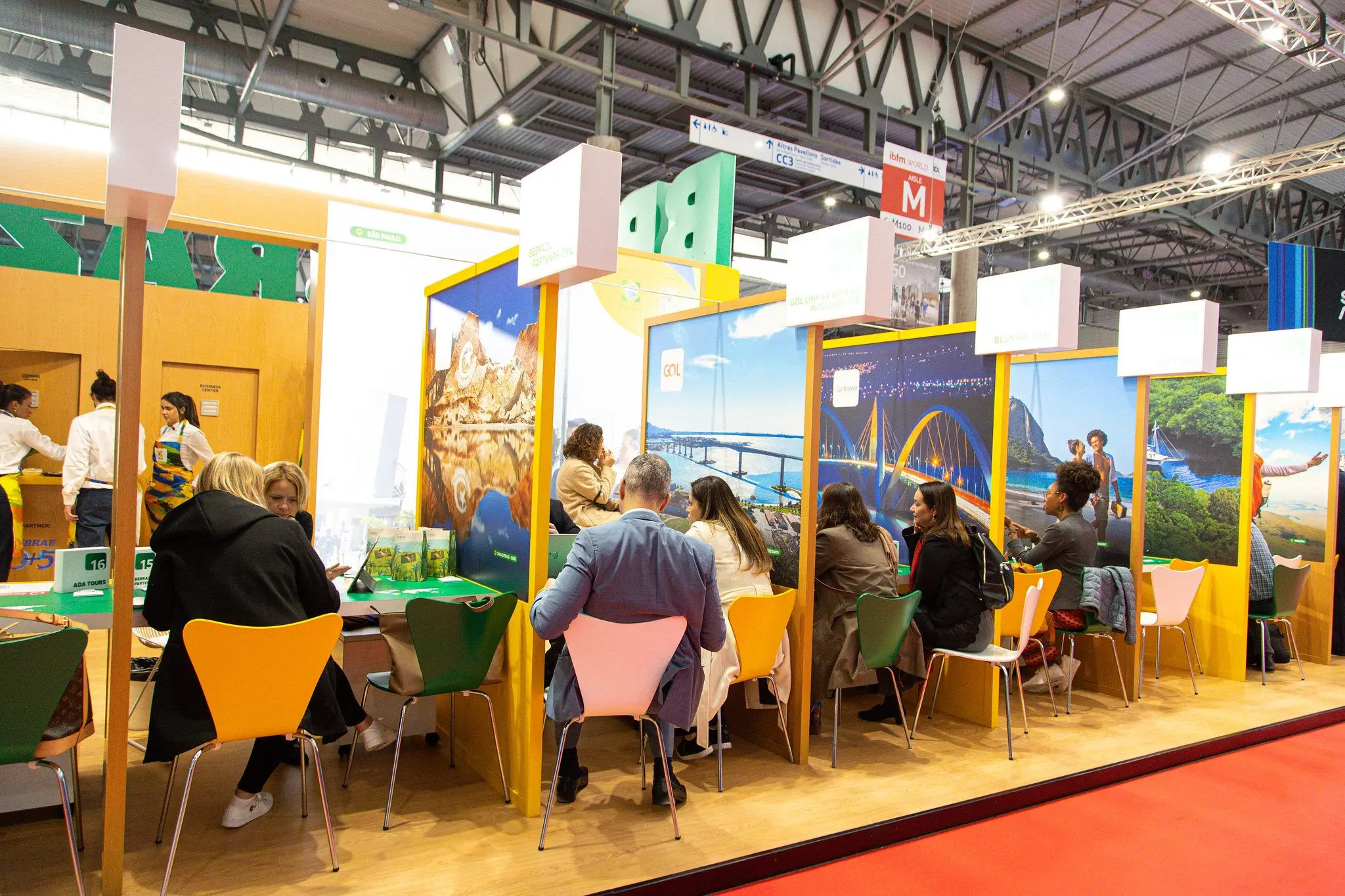 Embratur e Sebrae levarão 30 coexpositores brasileiros í  IBTM World, em Barcelona Foto: Embratur / Divulgação embratur ibtm