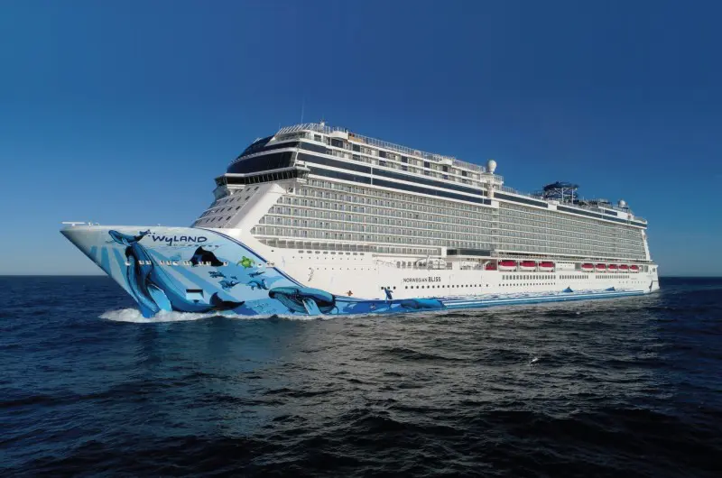800_norwegianbliss-aerial Norwegian Bliss (Foto: Divulgação/ NCL)