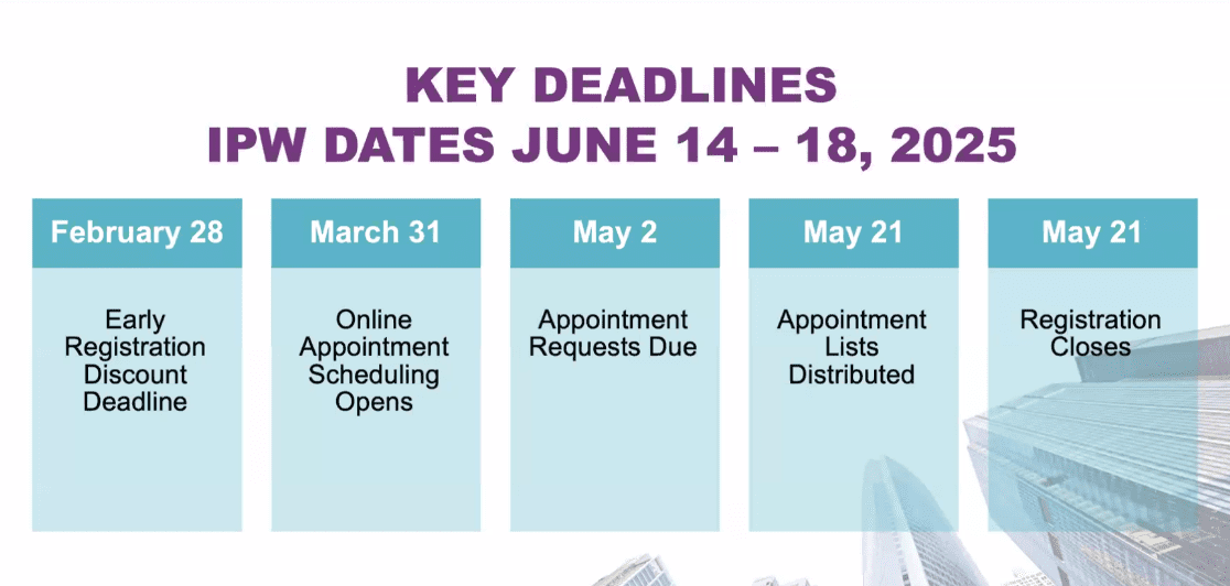 Profissionais de Turismo nteressados em participar do IPW 2025 devem ficar atentos aos prazos. Foto: Reprodução Webinar IPW 2025