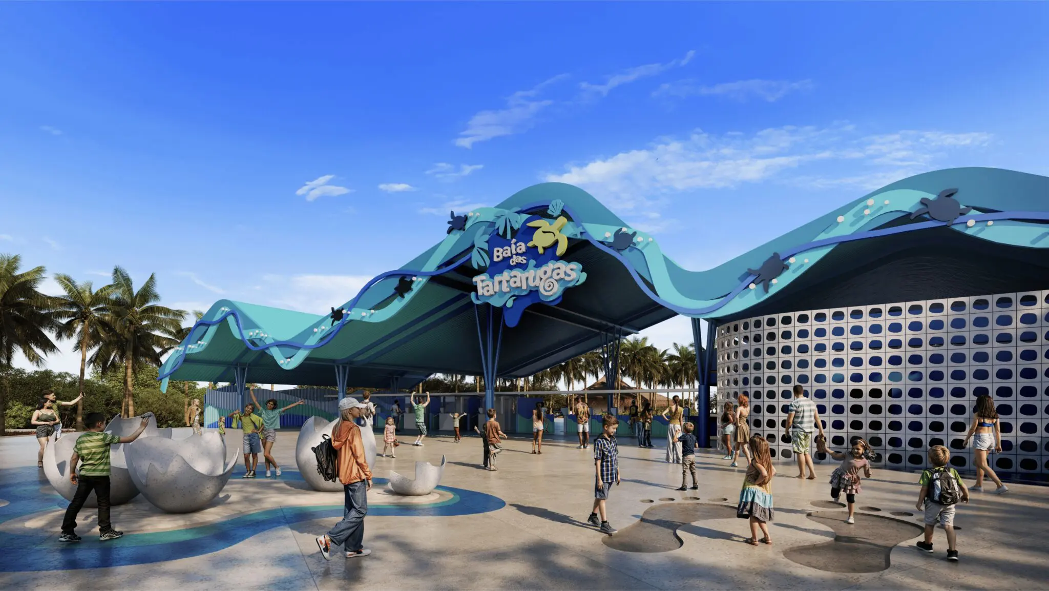 Imagem conceitual do Hot Park na Costa do Sauípe (Foto: Divulgação)