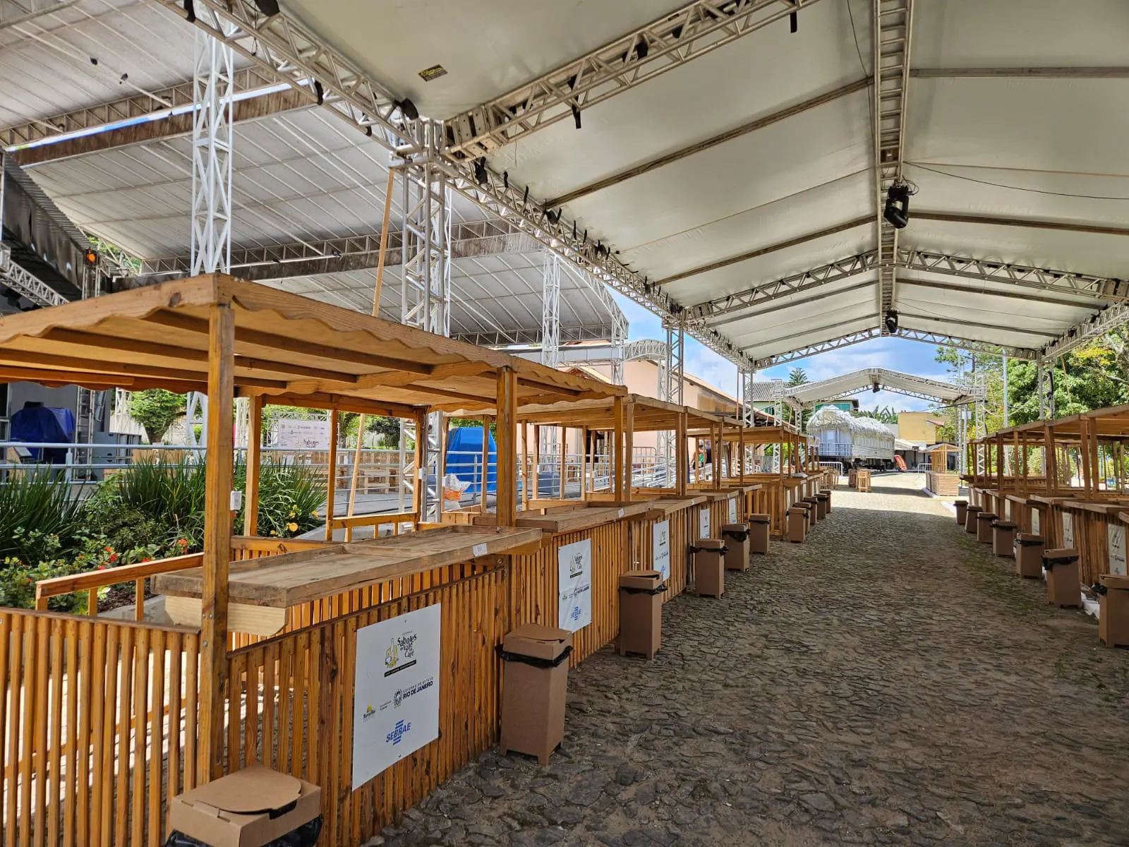 Montagem do evento_Crédito Ascom Setur-RJ Festival sabores