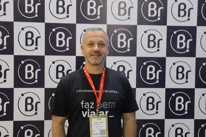 Diego Lando, gerente nacional de Vendas e Distribuição na ICH Administração de Hoteis Crédito: Kamilla Alves/Brasilturis Diego Lando, gerente nacional de Vendas e Distribuição na ICH Administração de Hoteis Crédito: Kamilla Alves/Brasilturis