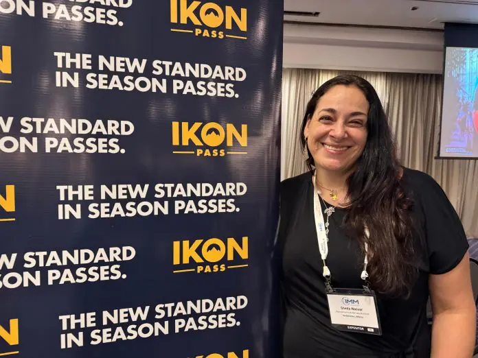 Sheila Nassar, fundadora da Vertebratta e representante da Alterra Mountain no Brasil (Foto: Felipe Lima/Brasilturis) Sheila Nassar, fundadora da Vertebratta e representante da Alterra Mountain no Brasil (Foto: Felipe Lima/Brasilturis)