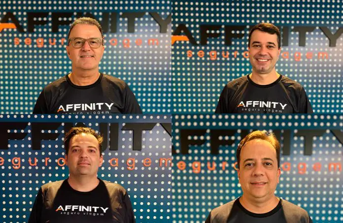Marcos Santos- Junior França- Gabriel Rodrigues e João Borges - Divulgação Affinity