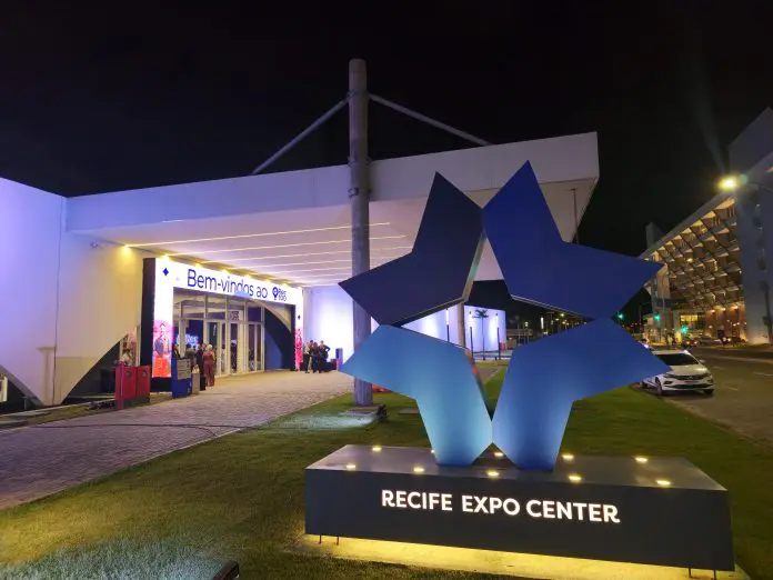 Entrada do Recife Expo Center. Crédito: Divulgação
