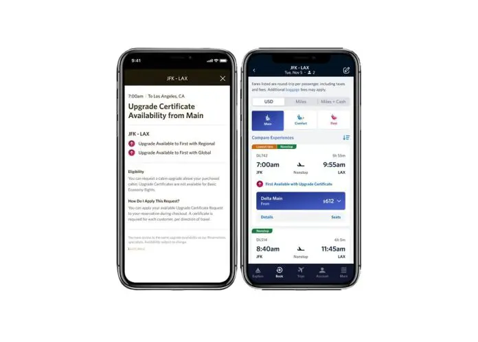 A nova atualização também traz suporte aprimorado para quem se prepara para viagens internacionais, com alertas sobre documentos obrigatórios e pendências específicas do destino. Crédito: Divulgação/Delta Air Lines A nova atualização também traz suporte aprimorado para quem se prepara para viagens internacionais, com alertas sobre documentos obrigatórios e pendências específicas do destino. Crédito: Divulgação/Delta Air Lines