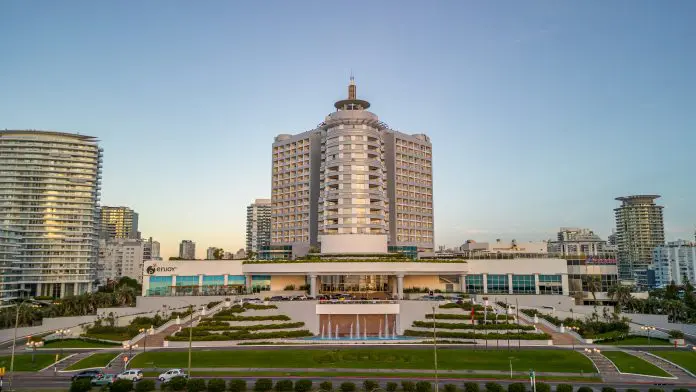 Fachada do Enjoy Punta del Este (Divulgação) Fachada do Enjoy Punta del Este Crédito:(Divulgação)