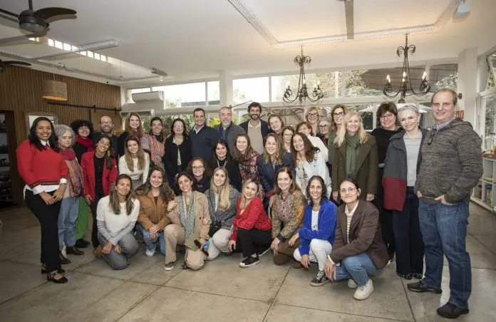 Grupo de premiados da Auroraeco após café da manhã na capital paulista. Crédito: André Conti Grupo de premiados da Auroraeco após café da manhã na capital paulista. Crédito: André Conti