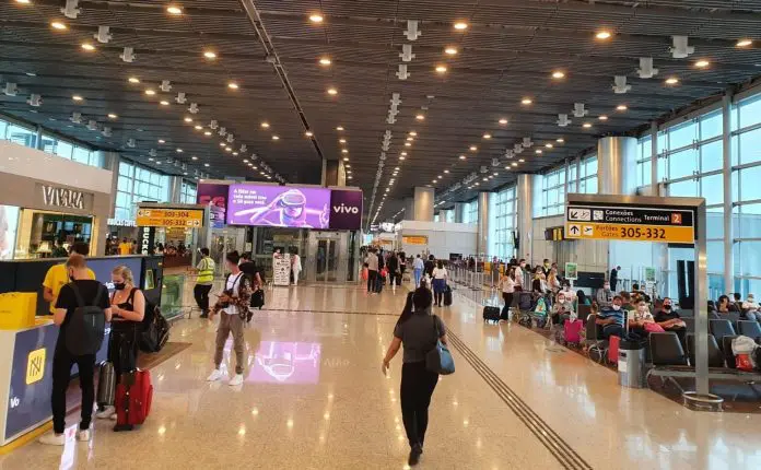 Aeroporto de Guarulhos Crédito: Arquivo/Brasilturis aeroporto guarulhos
