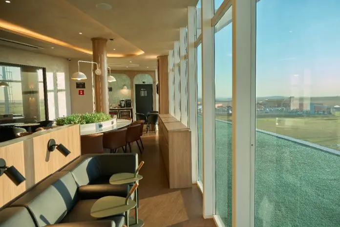 W Café Lounge Maringá, na sala vip do Aeroporto de Maringá. Crédito: Divulgação/W Premium Group