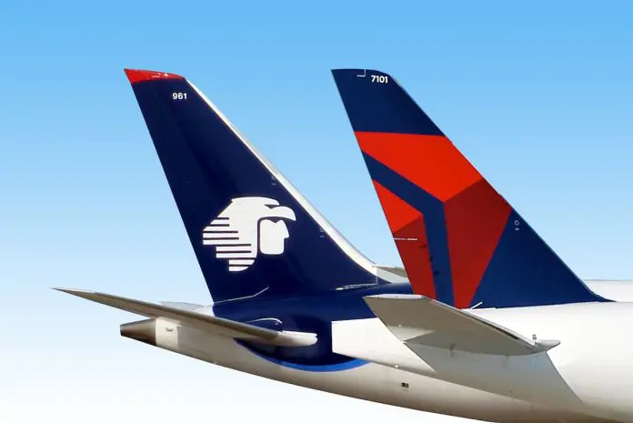Aeromexico and Delta Tails.