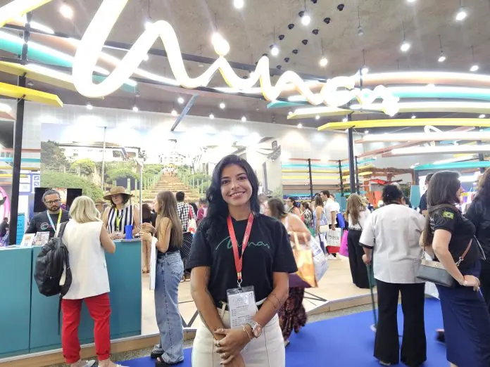 Camila Oliveira, diretora de Promoção Turística da Secult-MG Crédito: Kamilla Alves/Brasilturis Camila Oliveira, diretora de Promoção Turística da Secult-MG Crédito: Kamilla Alves/Brasilturis