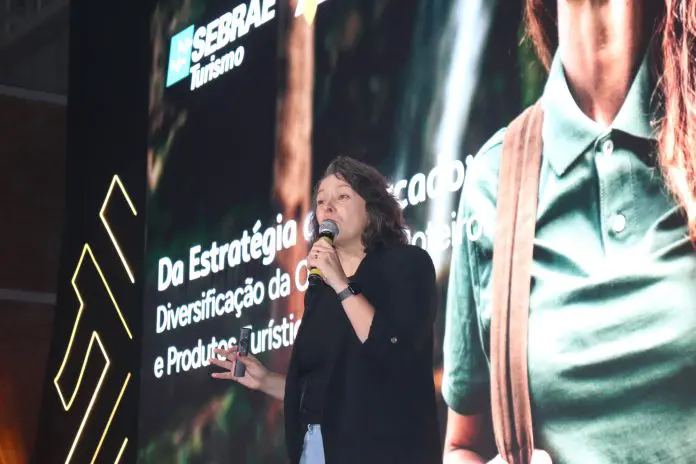 Aline Miranda, gerente Estadual de Turismo de Santa Catarina. Crédito: Maurício Herschander/ Brasilturis Sebrae-SC festuris