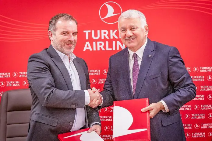 Acordo de codeshare amplia a integração entre a malha global da Turkish Airlines e a rede regional da Air Montenegro. Crédito: Divulgação/Turkish Airlines
